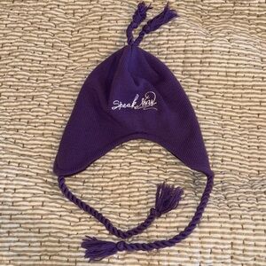 Taylor Swift Purple Kids Knit Hat with Tassels